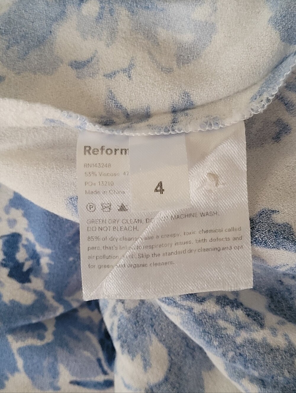 REFORMATION GAVIN DRESS OLYMPIA PRINT - Picture 7 of 7